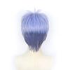 Токио Мстители Такаши Мицуя Косплей Парик Аниме Фиолетовый Градиент Короткие Волосы Тепло Синтетическое Волокно Волосы + Бесплатная Парик Кепка Мужчины