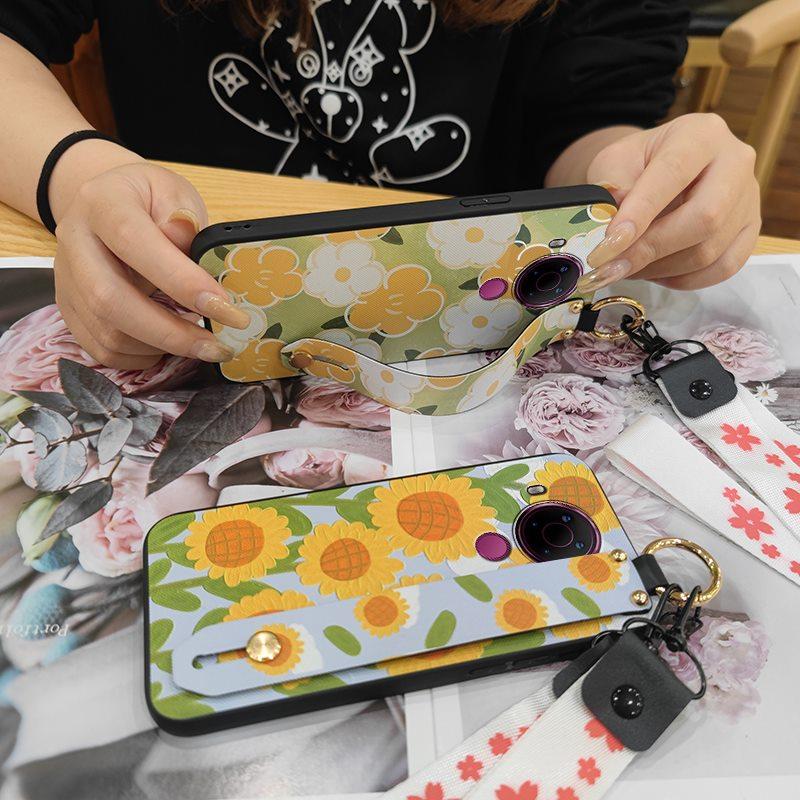 Anti-dust Wristband Phone Case For Nokia 5.4 Lanyard Protective Dirt-resistant Ring Phone Holder Waterproof Durable