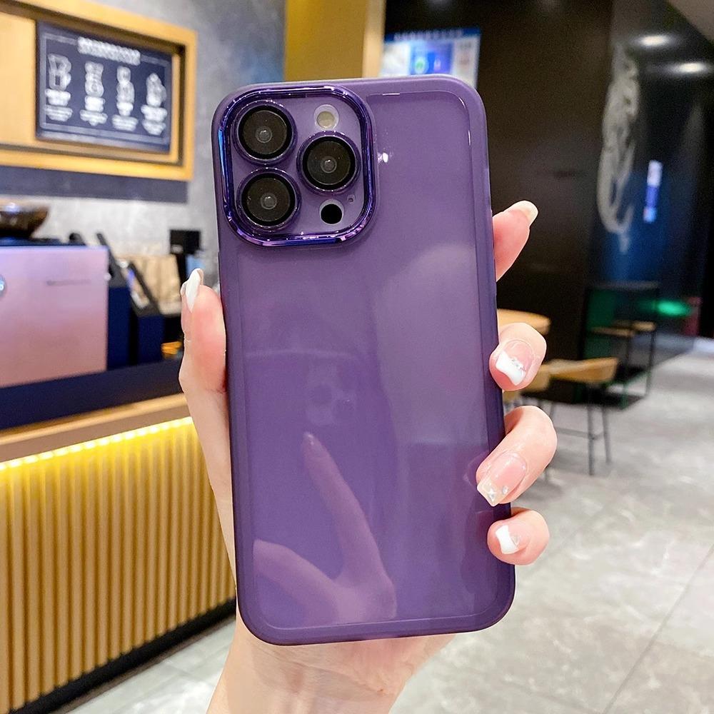 Meiyan Electroplating Подходит для чехлов для телефонов Apple 16PRO с мелкими отверстиями, Прозрачные защитные чехлы для iPhone15promax 13/14