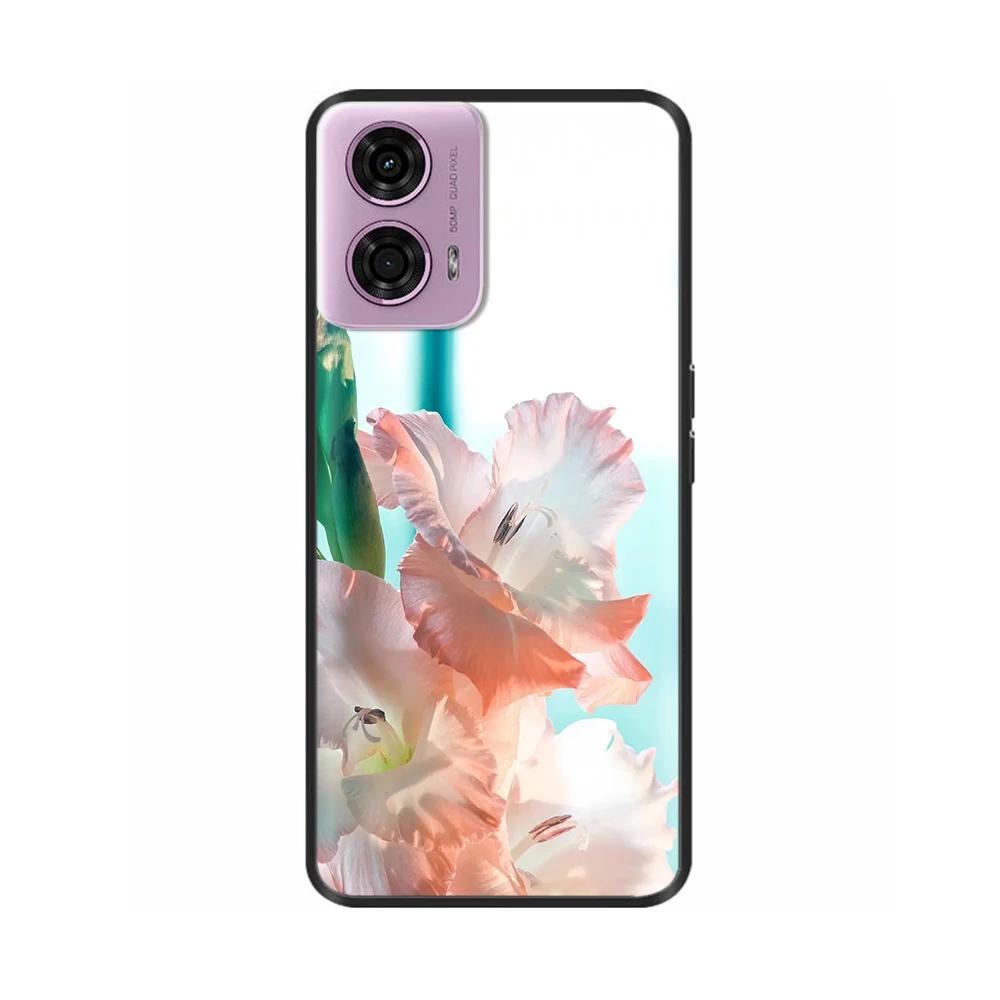 Painted Cover For Motorola Moto G04 Soft Silicone Phone Case For Moto G04 Back Cover MotoG04 XT2421-2 Shockproof Shell Para Etui
