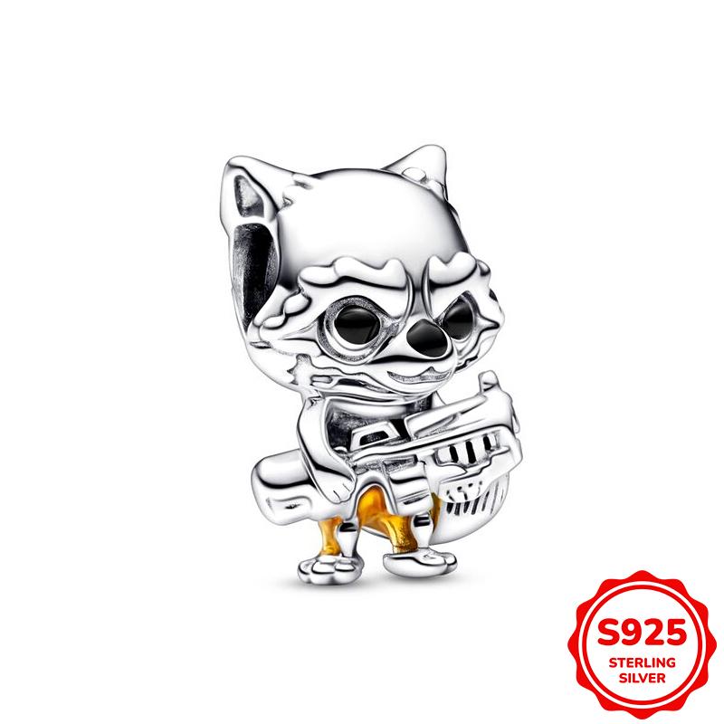 Marvel Человек-паук и Щит Капитана Америки Подвеска Шарм Бусина Подходит для Браслета 3 мм Ожерелье Женский Кулон Роскошные DIY Ювелирные Изделия Подарок