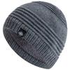 New Style Unisex Fur Lined Beanie Hat Keep Warm Winter Hat Thick Hat For Men And Women Snow Label Fashion Winter Cap