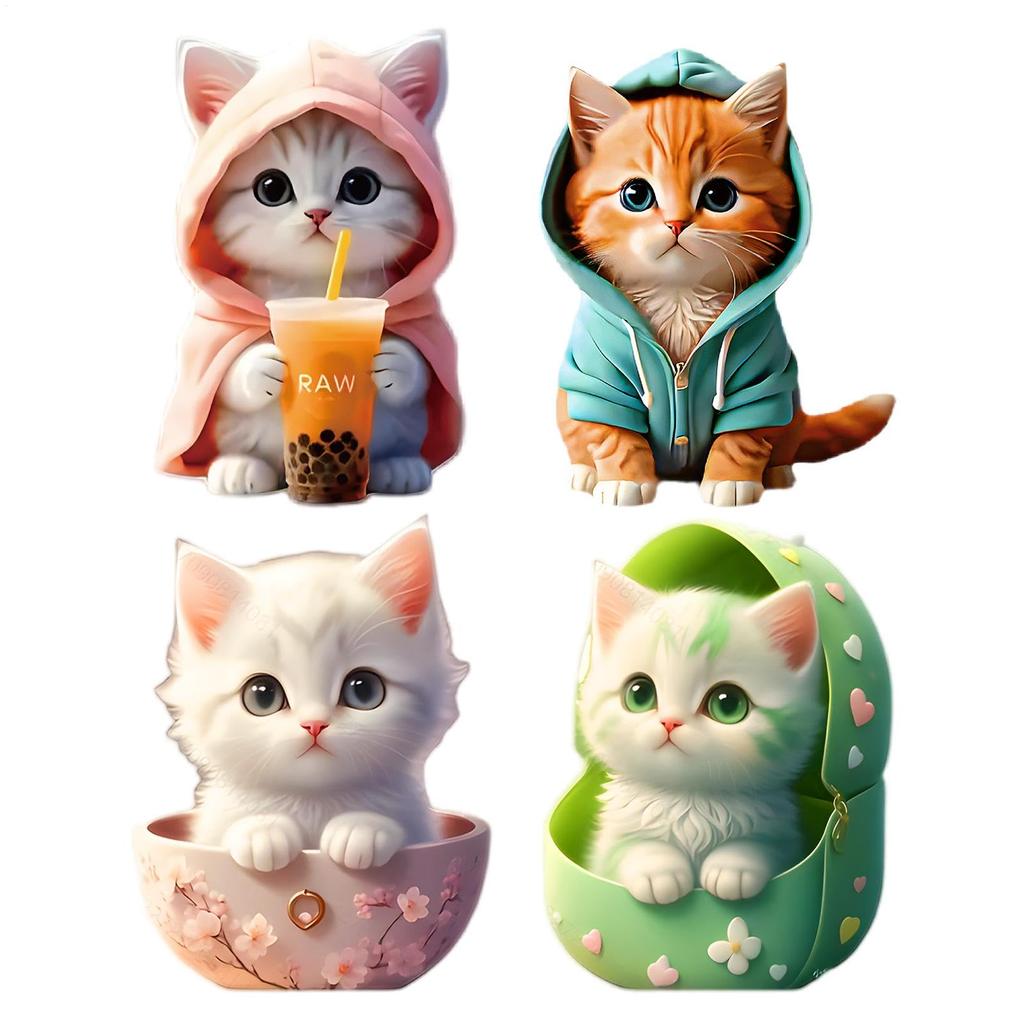 Car , Cute, Cat , 4-Pack, Car , Car Aromatherapy, Cute