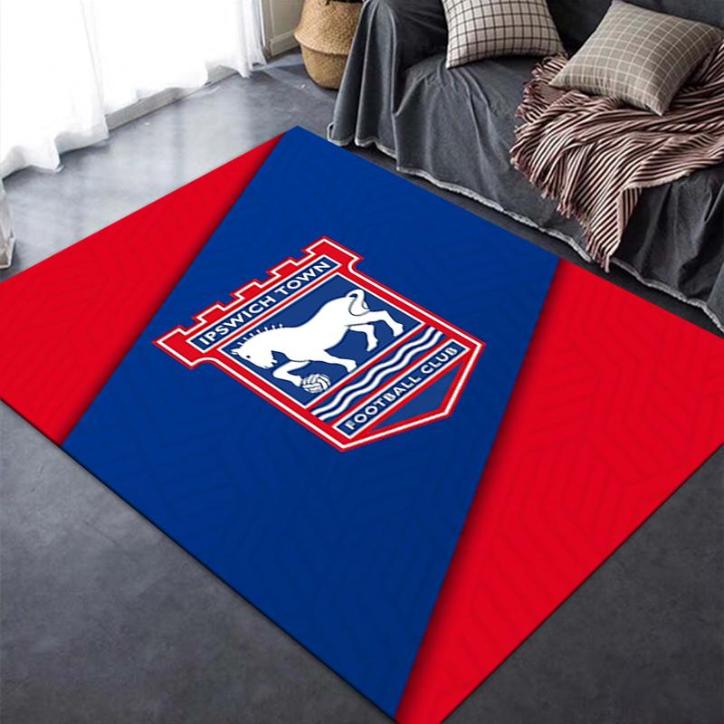 Ipswich Town FC Carpet Rug for Living Room Bedroom Home Sofa Decoration,Kids play Non-slip Floor Mat