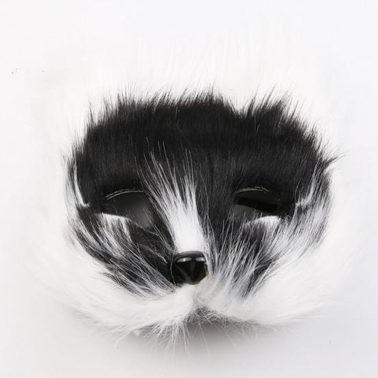 Подушка для лица лисы на Хэллоуин, косплей, хвост, аксессуары, меховые перчатки лисы, костюм для выступлений животных для маскарада, карнавала