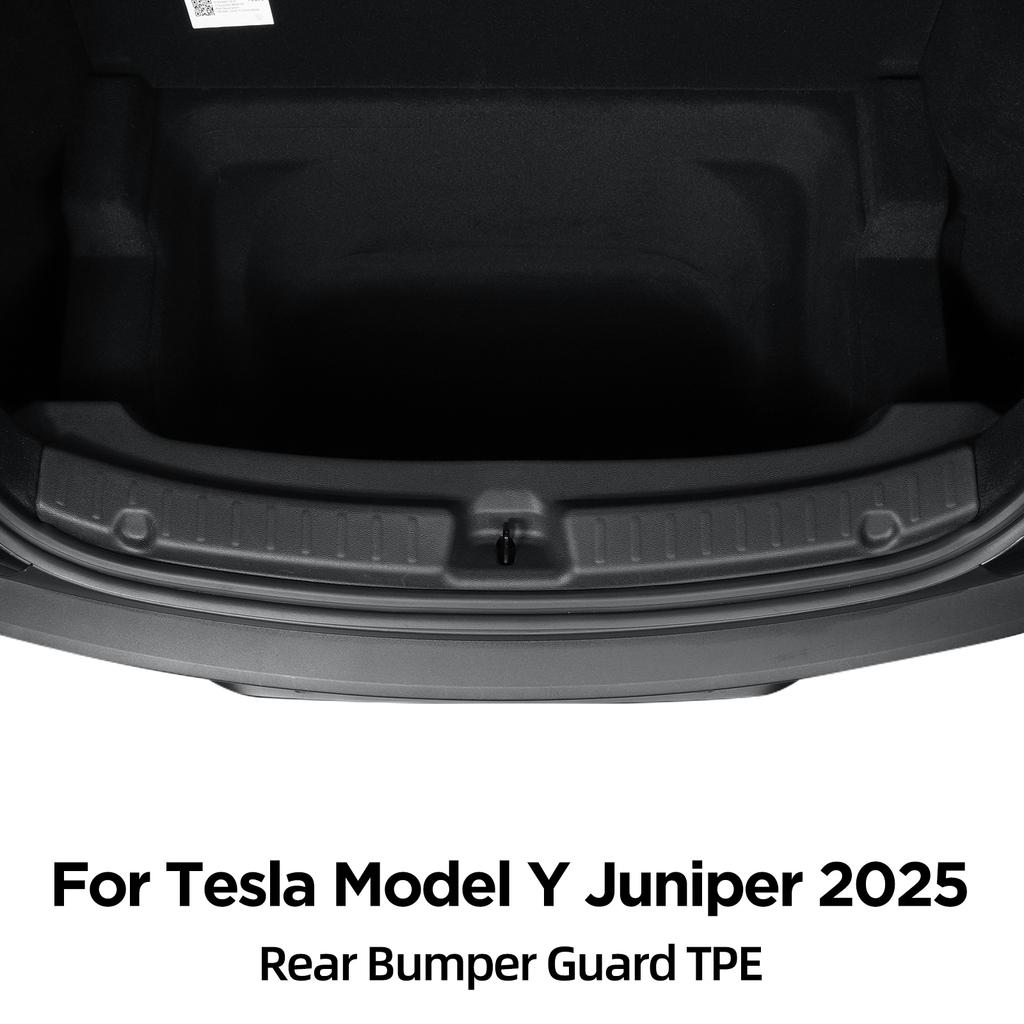 SMABEE for Tesla Model Y Launch 2025 Juniper Rear Trunk Door Sill Guard Strip Rear Bumper Guard Plate Cover Trim Car Accessories