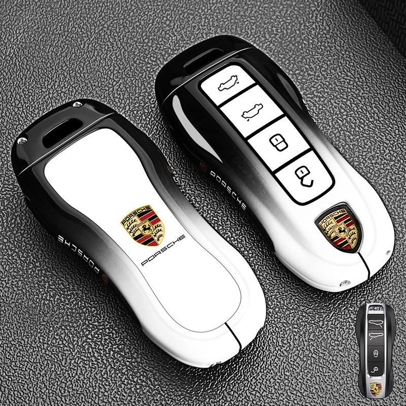 AFEBO1 Zinc Alloy Car Key Case Fob Cover Protector Shell for Porsche Panamera Carman Macan Bobst Cayenne 911 970 981 991 996 92A 2017