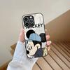 Чехол для телефона Микки Маус Закаленное стекло Для iPhone 13 15 14 12 11 Pro Max Plus Mini X XR XS 8 7 6s SE2020 Coque