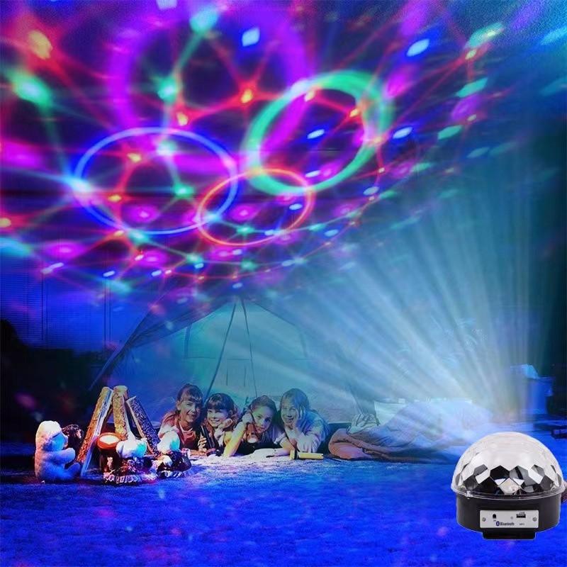 Светодиодный хрустальный волшебный шар диско-шар party lights портативный волшебный сценический party light Хэллоуин украшения бар свадьба стробоскоп