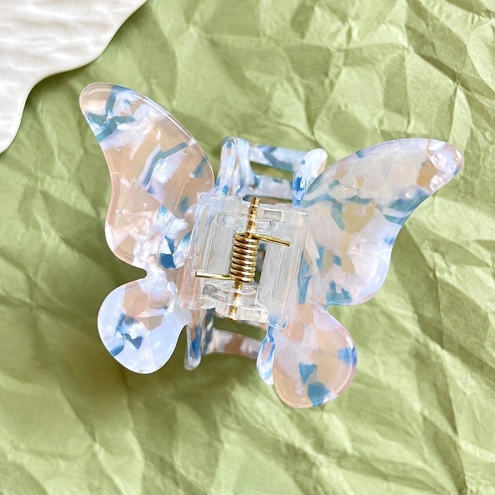 Durable Hair Claw Clip Colorful Hair Barrettes Elegant Butterfly Hair Clip Women