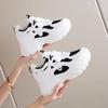 Thick-soled Dad Shoes Girl 2025 New Summer Breathable Mesh White Shoes Casual Sports Super Fire Shoes Are Not Tired