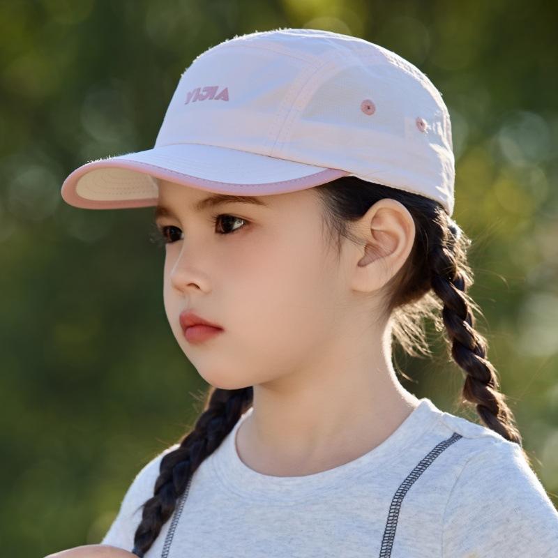 Летняя детская бейсболка Тонкая дышащая быстросохнущая бейсболка из пяти частей для мальчиков и девочек иностранная универсальная кепка