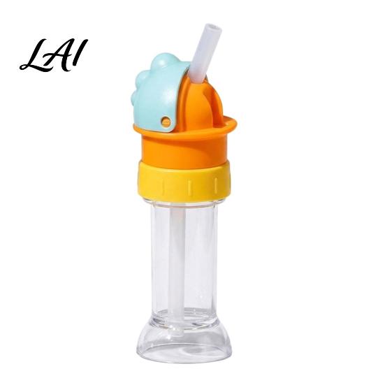 School Water Bottle Straw Cap Lid Leak-Proof Adapter for Kids Adults Portable
