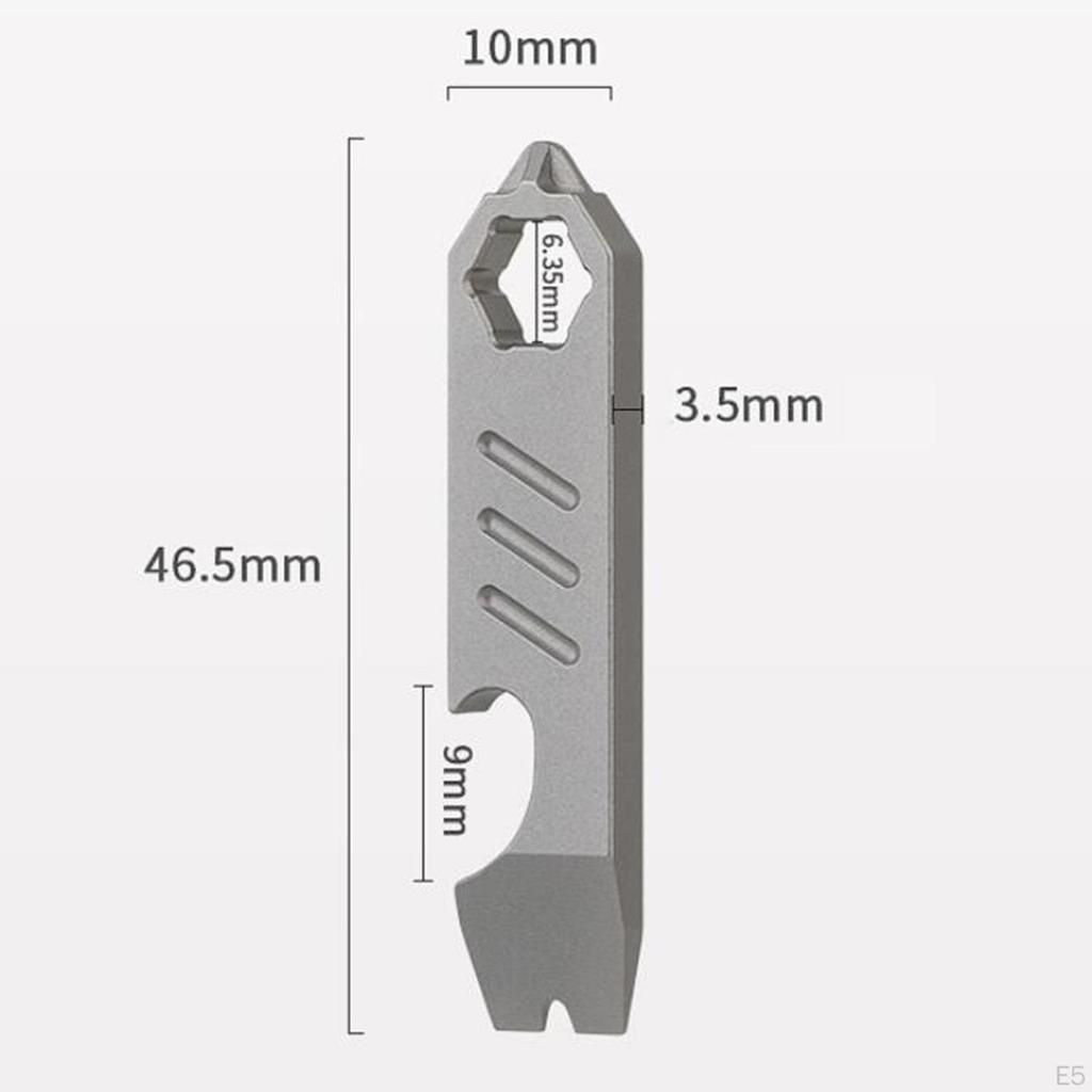 Открывалка для бутылок, многофункциональный инструмент, подвесной мини-брелок для путешествий, пикника на открытом воздухе