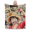 Аниме One Piece Луффи Пледы Фланелевые Весна/Осень Многофункциональные Ультра-Мягкие Пледы для Постельного Белья Покрывала для Автомобиля