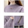 Женский шерстяной свитер Толстый Теплый Вязаный кардиган Свободного кроя Осень Зима Повседневная верхняя одежда