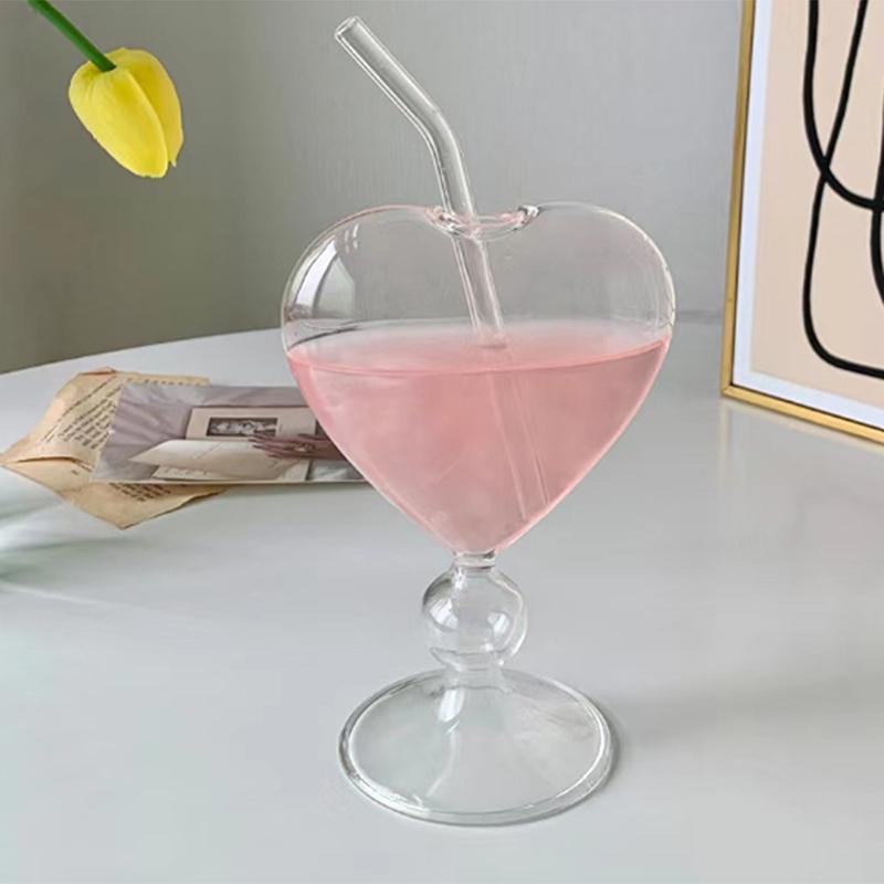 Стеклянная кружка в форме сердца в форме любви, чашки для пар, птицы и различные стеклянные чашки для коктейлей, кружки для чая, пива, чашка для молока, кофе, подарочная посуда для напитков