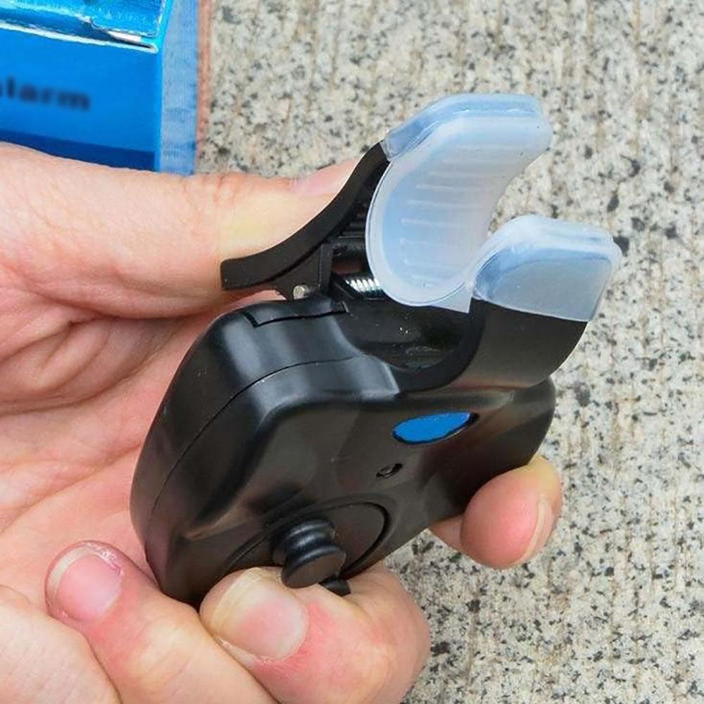 4 шт. Электронный светодиодный звуковой сигнализатор поклевки с клипсой на удочку