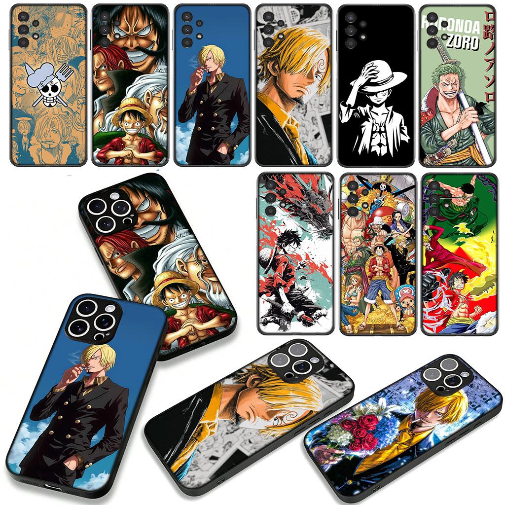 Roronoa Zoro One Pieces Luffy Sanji for Samsung Galaxy A36 A17 A26 A07 A35 A54 A53 A13 A33 A34 S8 S9 S20 S21 FE S10 Plus Case
