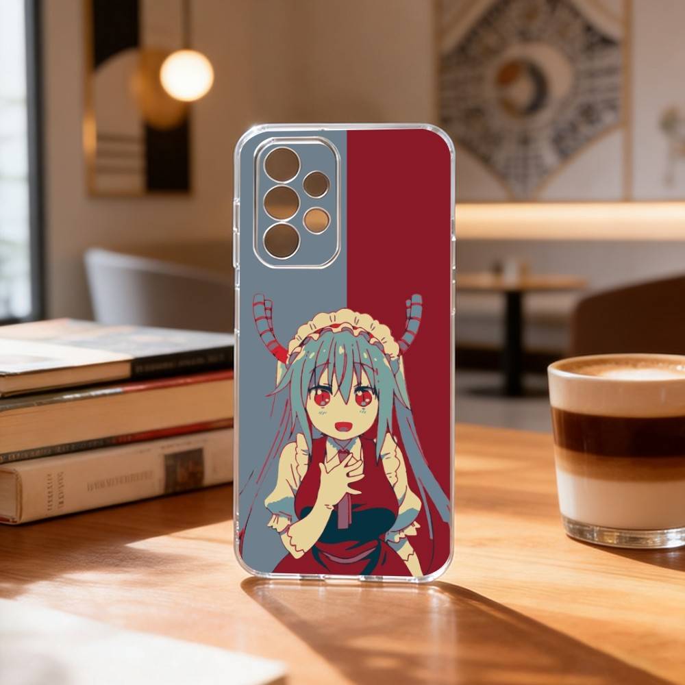 D-Dragon Maid Tohru Ilulu Phone Case For Samsung S25,S24,S21,S22,S23,S30,Ultra,S20,Plus,Fe Transparent Cover