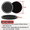 Car Coaster Water Cup Bottle Holder Anti-slip Pad Mat Silica Gel Waterproof for Interior Decoration Car Styling Accessories