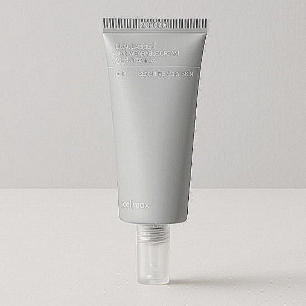 CELIMAX Dual Barrier Skin Wearable Cream 50ml – Intensive Moisturizing Cream for Strengthening Skin Barrier