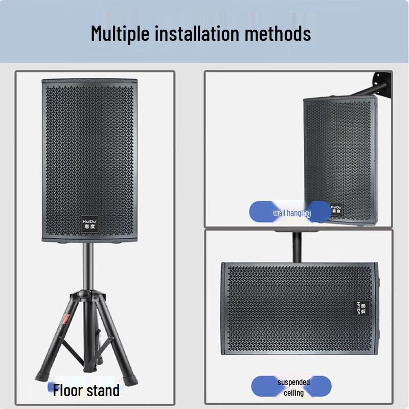 Huidu Professional 8-inch Conference Speaker CN plug (adapter included)