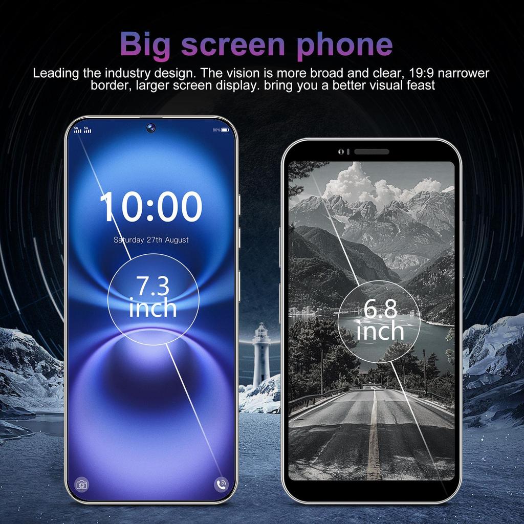 Смартфон 2025 F6 PRO: Память 16+1T, Трансграничный, Универсальное умное устройство