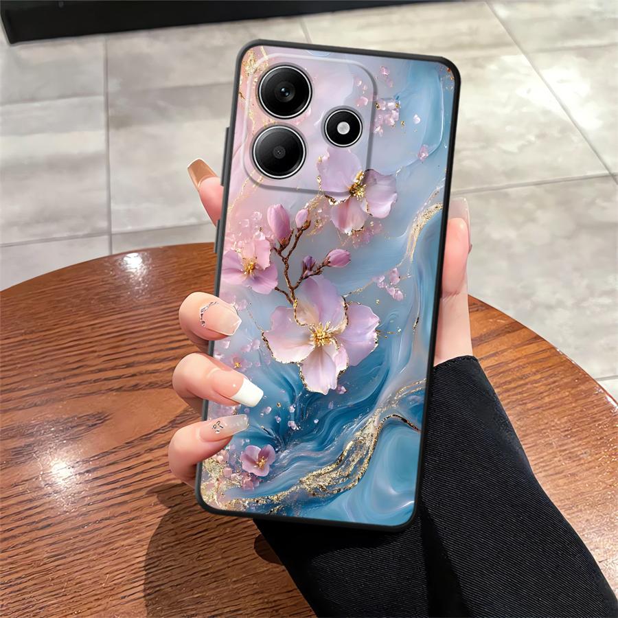 Чехол для Xiaomi Redmi Note 11S 11 13 12 Pro Plus 10S 9s 10 9 8 Pro 12S Мягкая задняя крышка телефона Интересный Мрамор