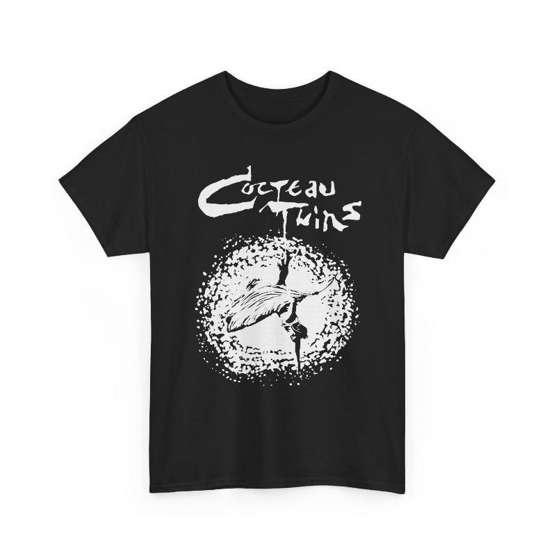 Cocteau Twins T-Shirt, Dream Pop Shoegaze Music Tee Summer Men's and Women's Loose and Breathable T-shirt Top