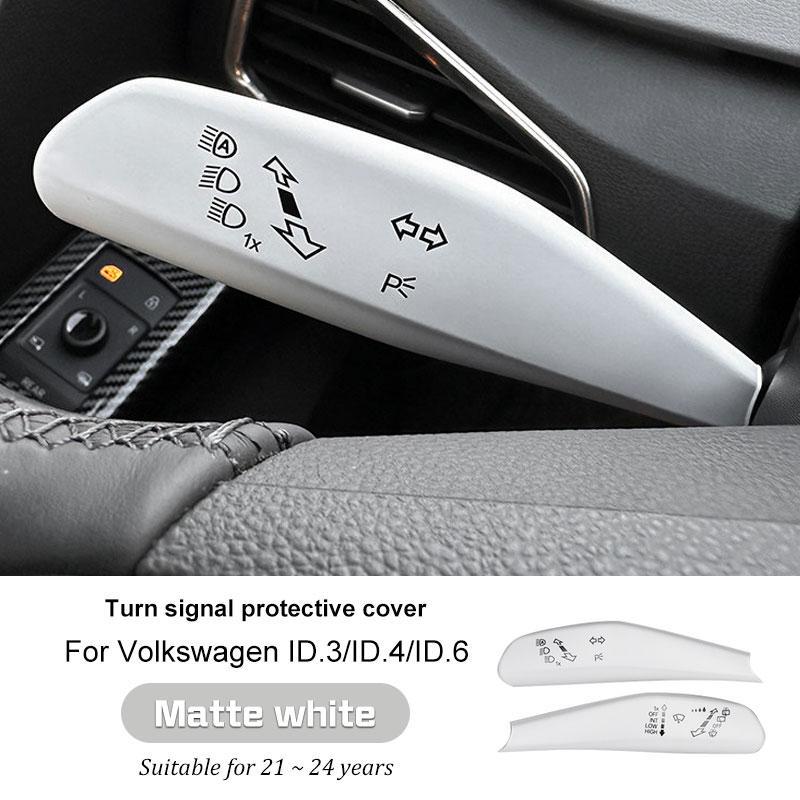 Car Wiper Switch Trim Steering Wheel Headlight Switch Control Cover Accessories for VW Volkswagen ID.3/ID.4/ID.6