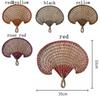 Natural Handheld Fan Hand-Woven Wall-mounted Fan Home Decor Cattail Fan  Home