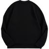 Li Ning Pattern Logo Round Neck Long Pullover Loose Sweatshirt Men Sweatshirt Black AWDUH45-1