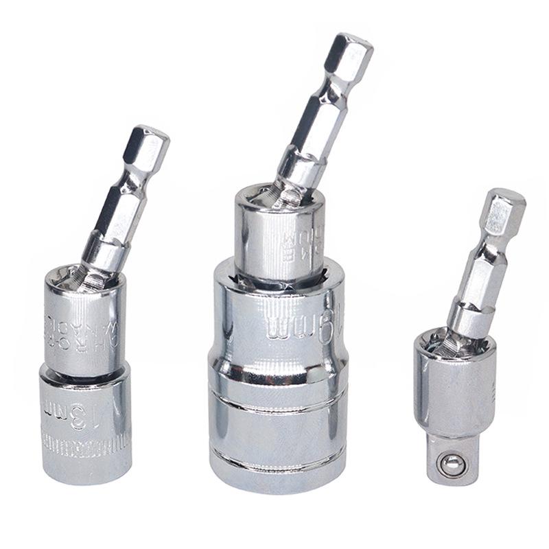 Пневматическая шестигранная рукоятка для квадратной втулки универсального шарнира для преобразования дрели на 360°