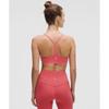 Lululemon Flow Y BrA Nulu  Light Support  A C Cups Desert Red