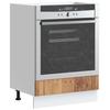 VidaXL Oven Cabinet Lucca Old Wood Engineered Wood, Oven Unit, Kitchen Oven Cabinet, Oven Base Unit, 853765