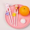 1 Pair Cartoon Baby Kids Beginner Chopstick Training Chopsticks Learning Chopsticks Eating Helper
