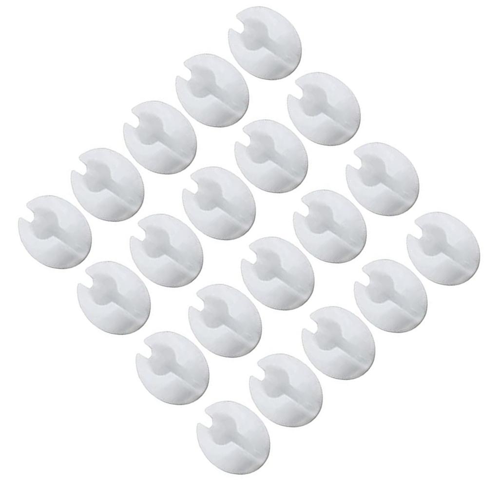 Pack of 20 Plastic Beads Chain Crimp Stops Roller Curtain Blind Limit Buckles Beaded Chain Stoppers Blind Accessories