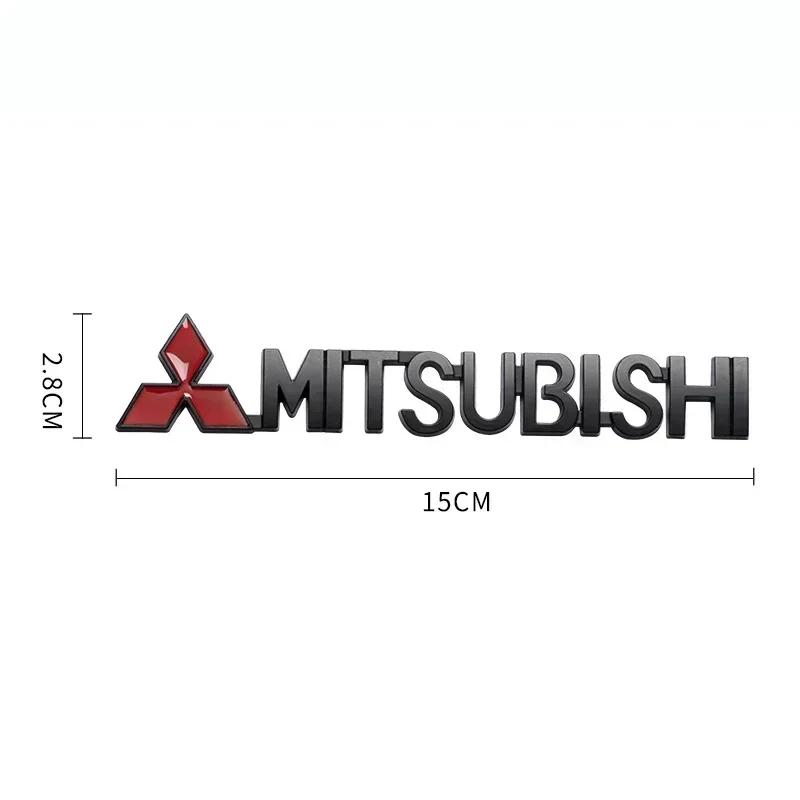 Для Mitsubishi RALLIART ASX Triton Outlander Lancer Mirage Xpander Triton Металлический 3D Значок на переднюю решетку автомобиля Наклейка на задний багажник UG2