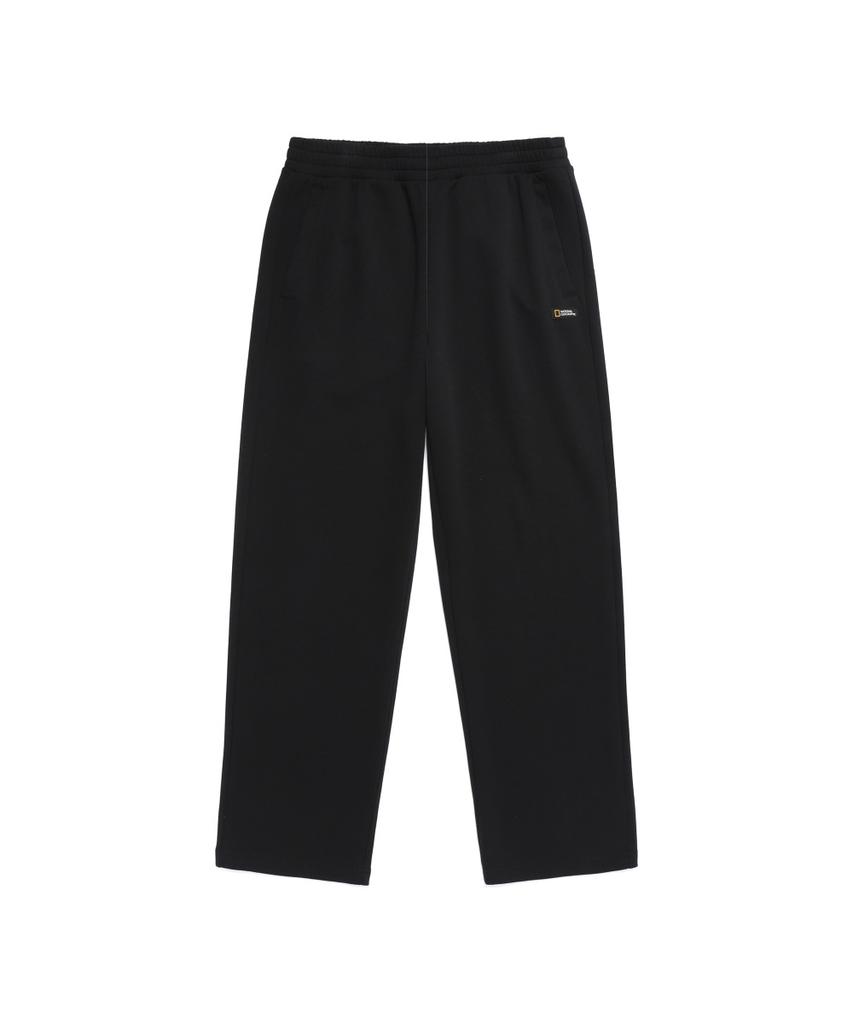 NATIONALGEOGRAPHIC N262Upt960 Lightweight Semi-Loose Fit Straight Sweatpants Black