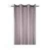 Rideau - Bea Taupe - 140 X 260 Cm - 100% Polyester - 8 Œillets En Métal