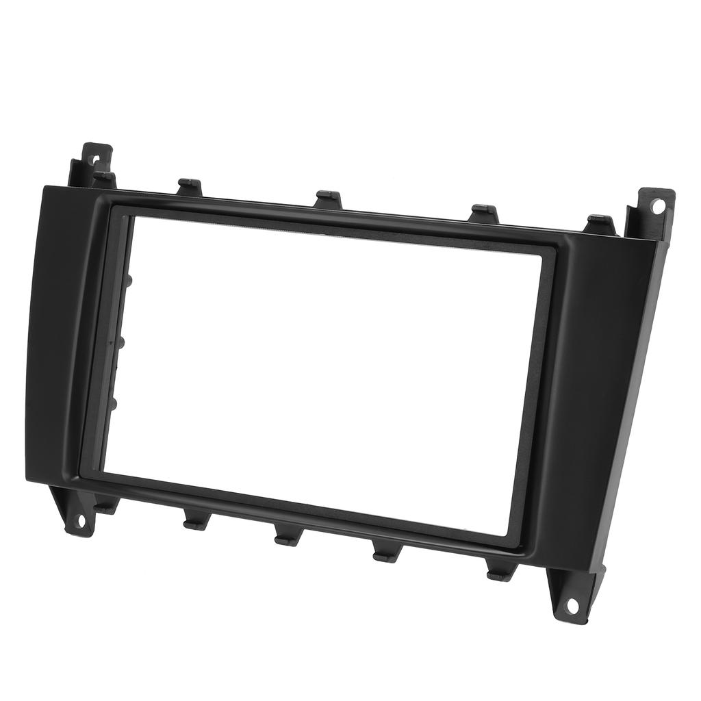 Car Stereo Frame Fascia 2 DIN Replacement for Mercedes BENZ C CLASS W203 GLKClass C209 20052009
