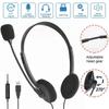 Stereo Sound USB Computer Headphone Noise Cancelling Gaming Headset  for Computer/Laptop Office