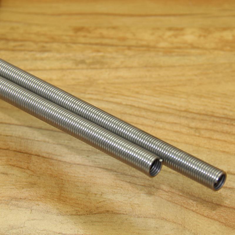2PCs Thin Long Flexible Metal Extension Springs 1 Meter with Wire Diameter Options 0.8/0.9/1/1.2mm Outer Diameter 5-20mm