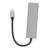 USB C Hub 6 In 1 Aluminum Alloy 100W PD Charge 4K UHD 5Gbps Transmission USB C Splitter for TV
