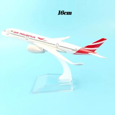 16/20 см Литой Металлический Модель Самолета Air Mauritius A350-900 Авиалайнер Подарочные Игрушки для Детей 1:400 Моделей самолетов из литого металла