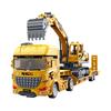 Semi-carrier Container Engineering Set Vehicle Excavator Transport Truck Model Inertial Car Education Toys Gift for Children