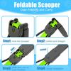 Jaw Clamp Long-Handle Dog Pooper Scooper Heavy Duty Poop Scooper For Puppy Cat Waste Picker Pet Cleaning Shovel Tools Anti-Rust