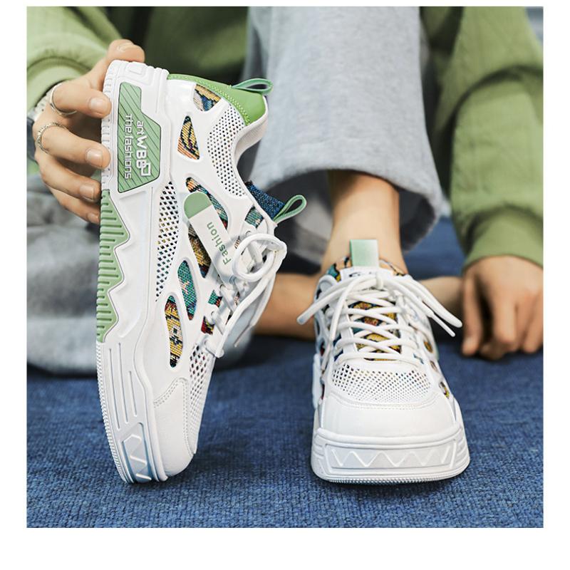 Мужская обувь Летняя парусиновая обувь Нишевый дизайн Универсальные мужские сноуборд-туфли Удобные модные спортивные повседневные маленькие белые туфли