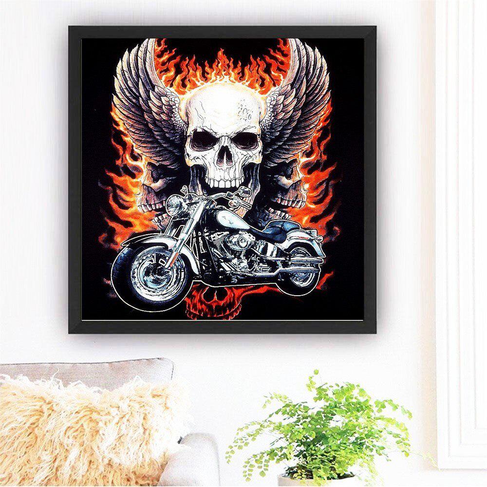 Diamond Painting Skull Home Decoration Diamond Mosaic Full Display Pictures